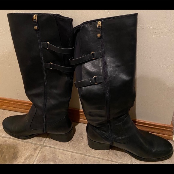 ladies white knee high boots